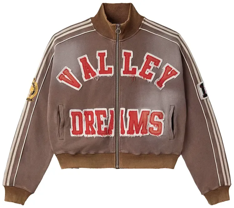 VALE OLYMPIA BERLIN ZIP UP BROWN/RED