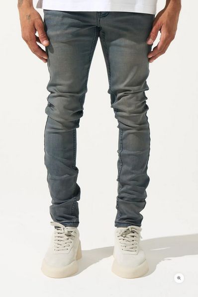 SERENEDE ABYSS DARK SLATE JEANS