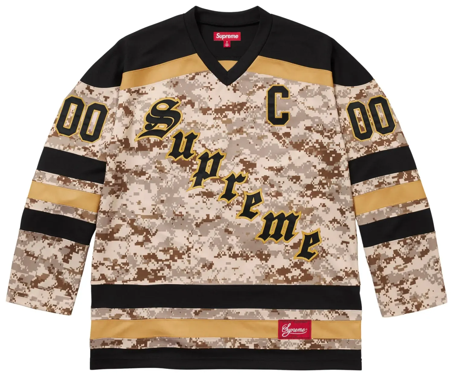 SUPREME FIRE AND ICE HOCKEY JERSEY DIGITAL CAMO