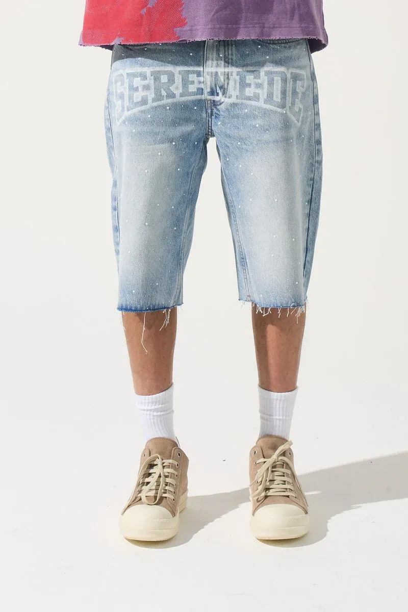 SERENEDE DYNASTY DENIM LIGHT BLUE SHORTS