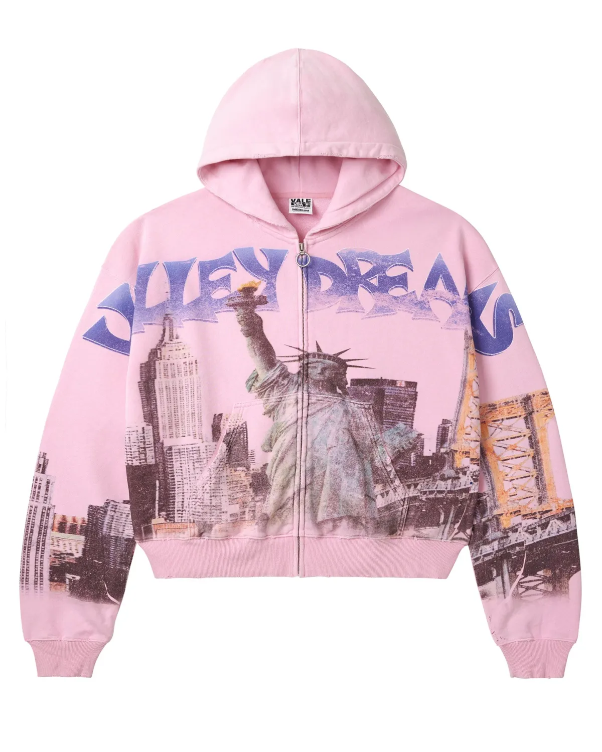 VALE NYC PINK ZIP UP
