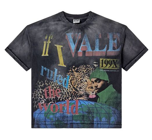 VALE DA RULER TEE BLACK
