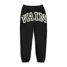 SAINT VANITY VAIN SWEATPANTS BLK AND WHITE