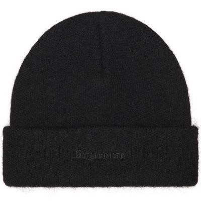 SUPREME MOHAIR BEANIE BLACK