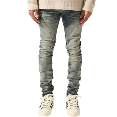 SERENEDE GUNMETAL JEANS STEEL BLUE GREY OVERDYE