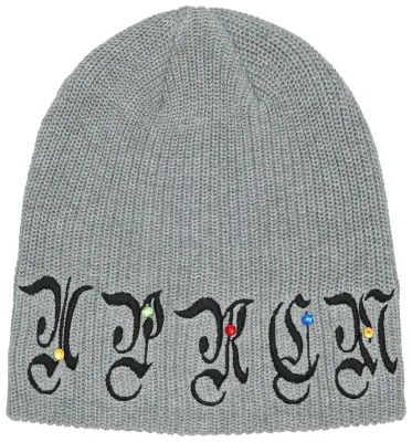 SUPREME AOI GEMS BEANIE GREY