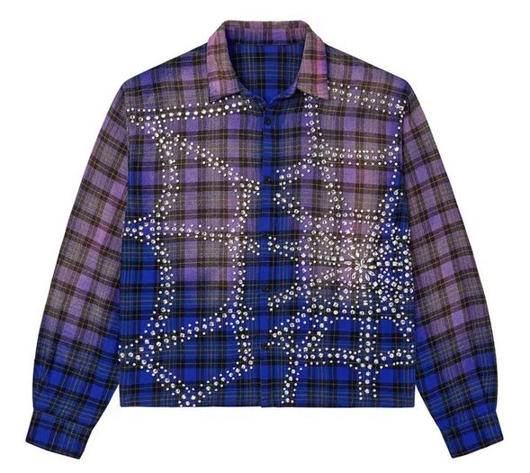 VALE BLUE INFERNO FLANNEL