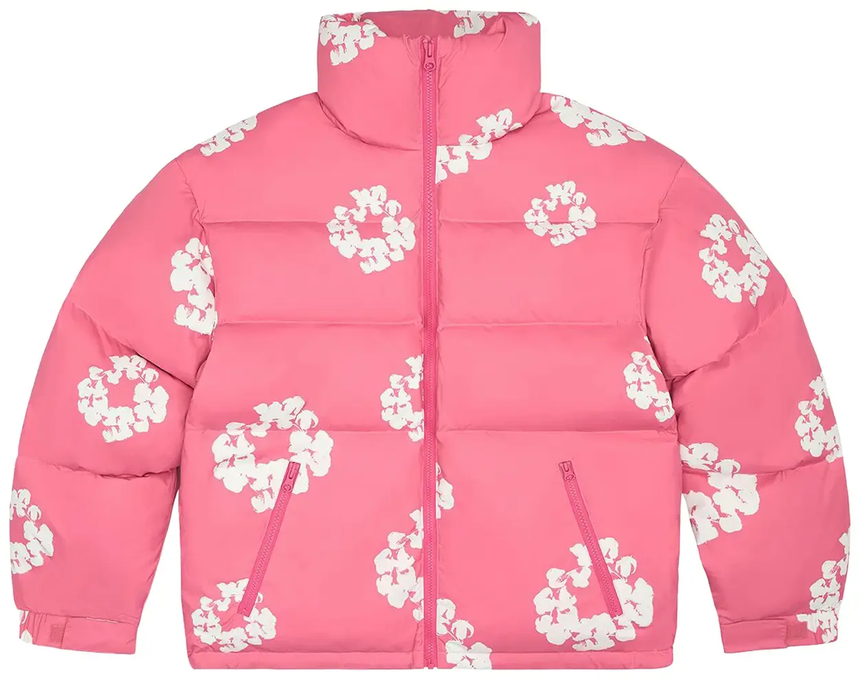 DENIM TEARS PINK PUFFER
