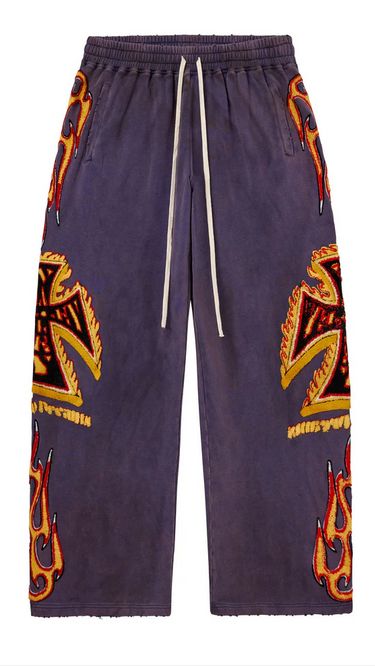 VALE LA FLARE PANT NAVY