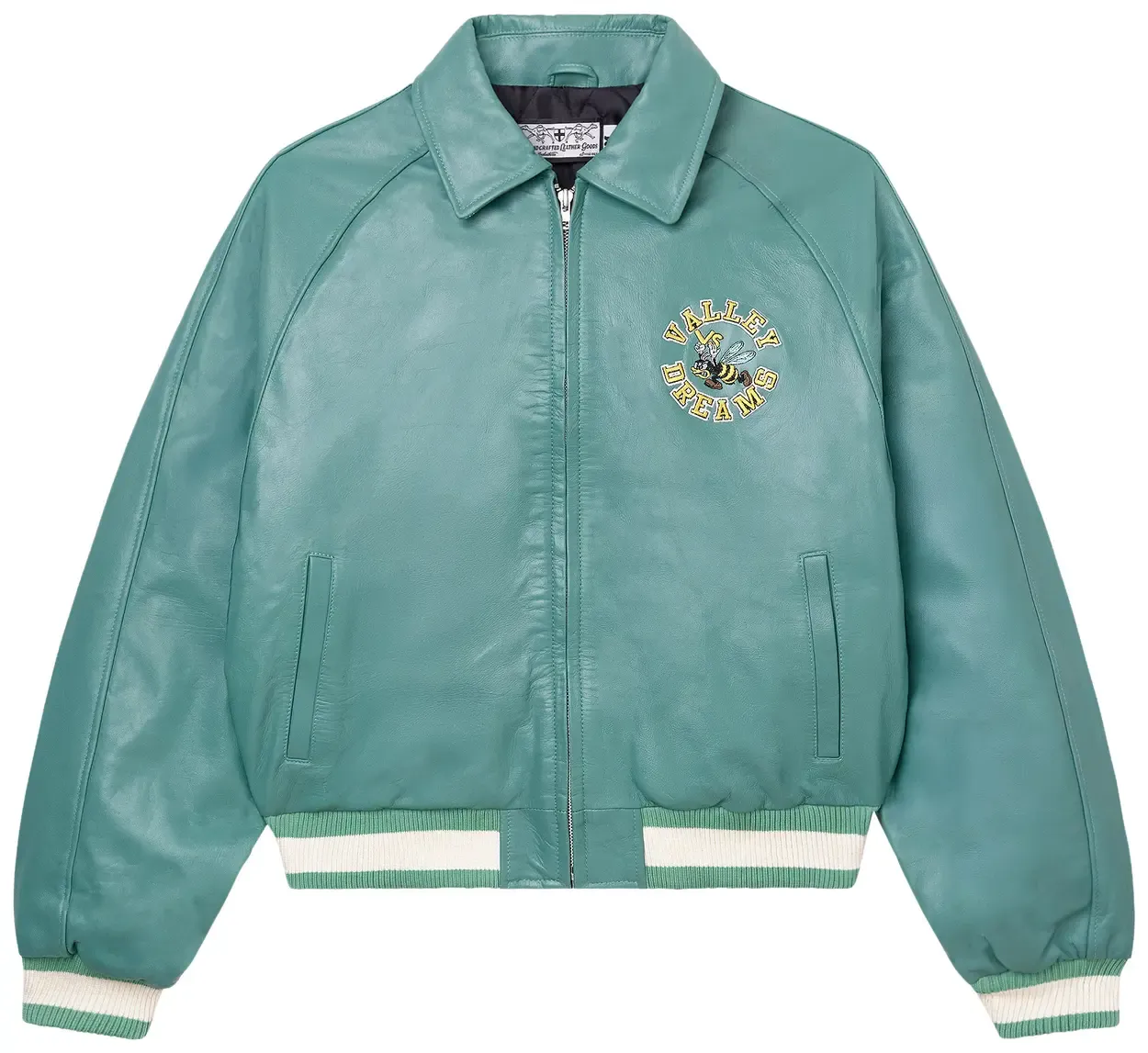 VALE MASCOT BOMBER JACKET AQUA