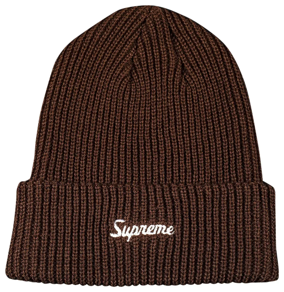 SUPREME LOOSE GAUGE BEANIE BROWN