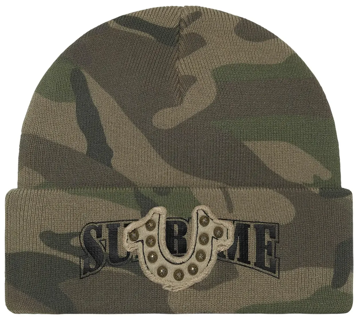 SUPREME TRUE RELIGION WOODLAND CAMO BEANIE