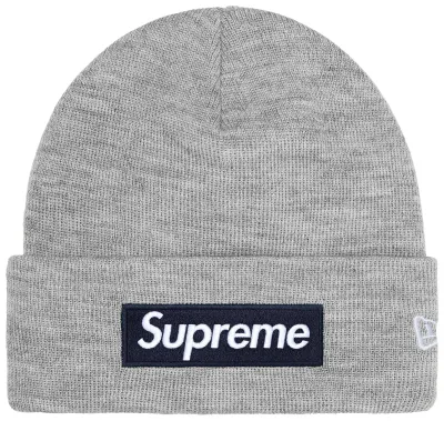 SUPREME BOX LOGO GREY NAVY