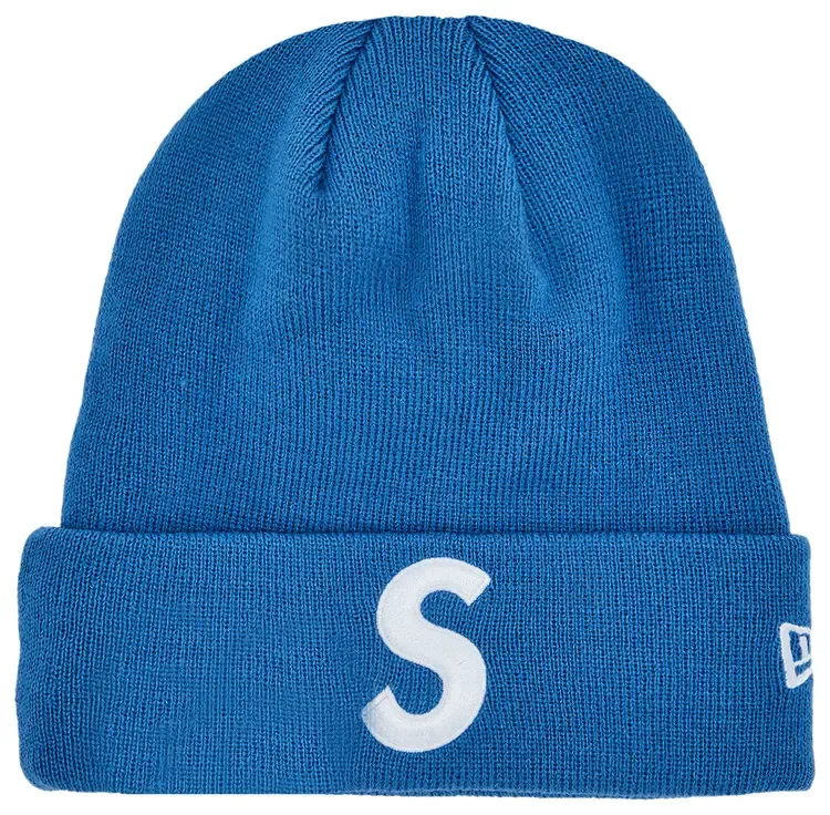 SUPREME WATER BLUE S LOGO BEANIE