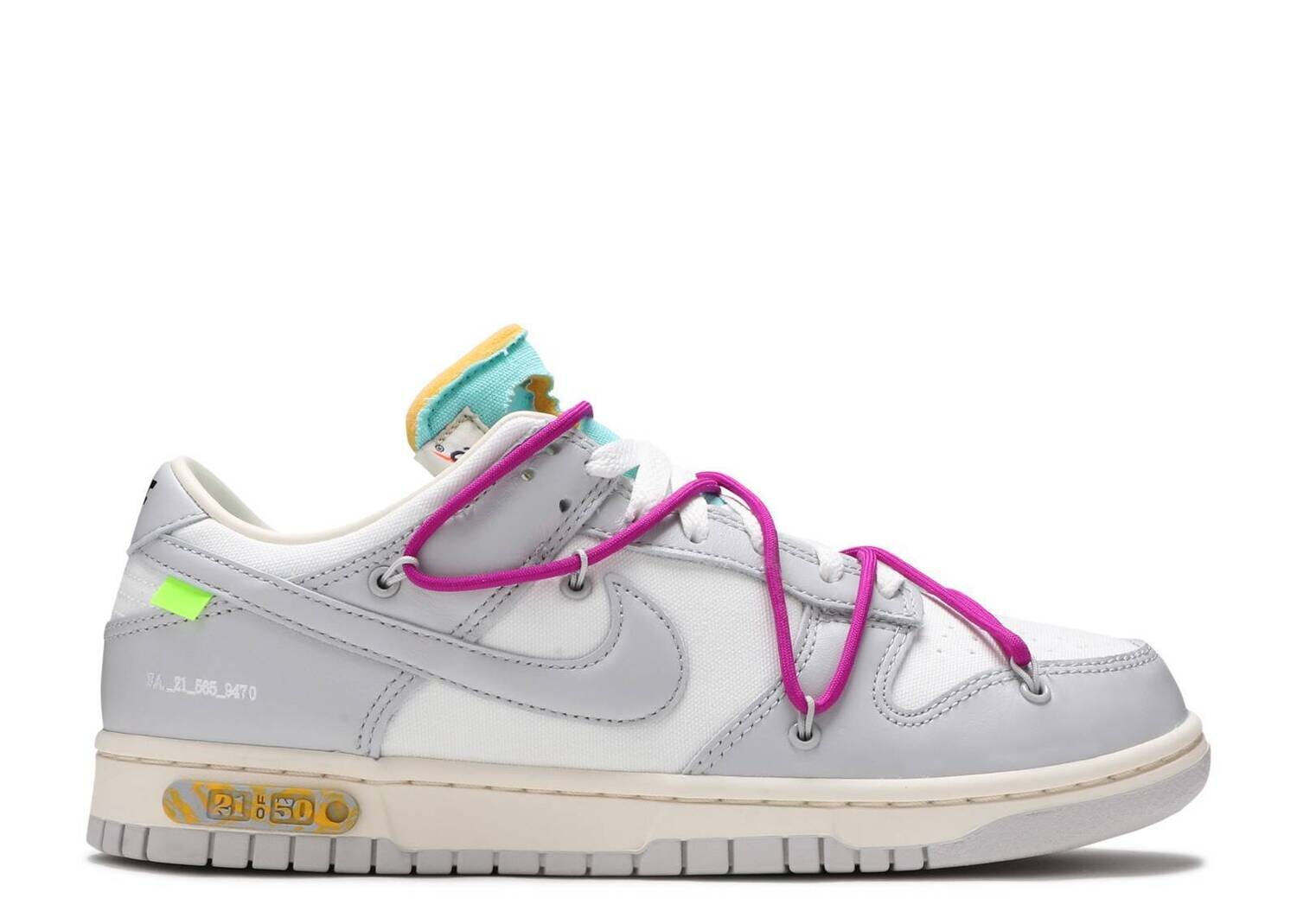 NIKE DUNK LOW OFF WHITE LOT 21