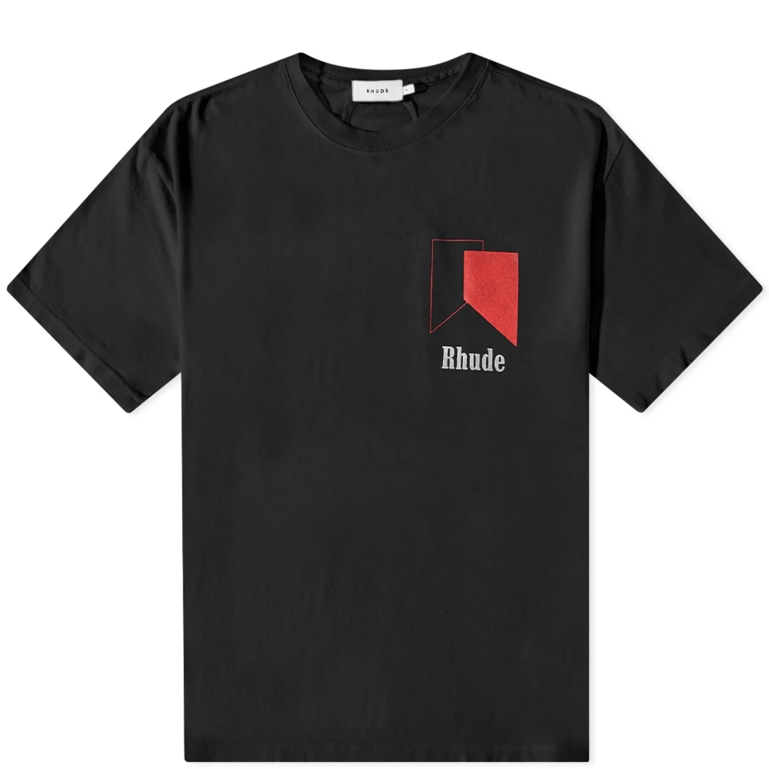 RHUDE TRACK LOGO TEE