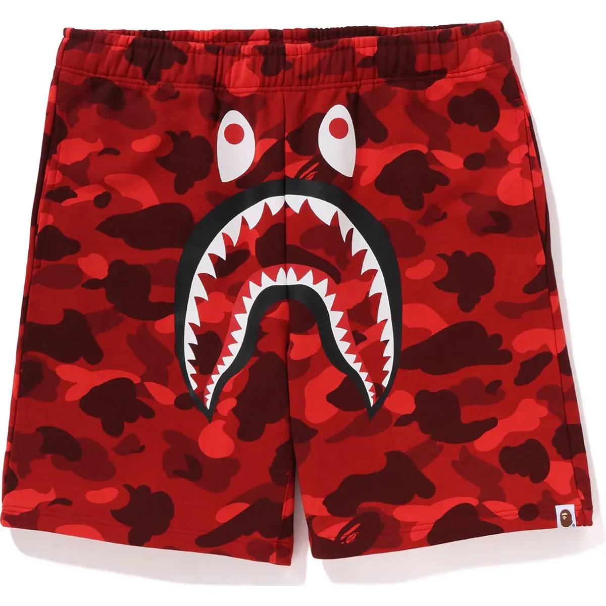 BAPE COLOR CAMO SWEAT SHORT RED