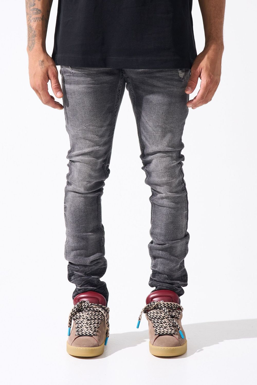 SERENEDE FUME BLACK JEAN