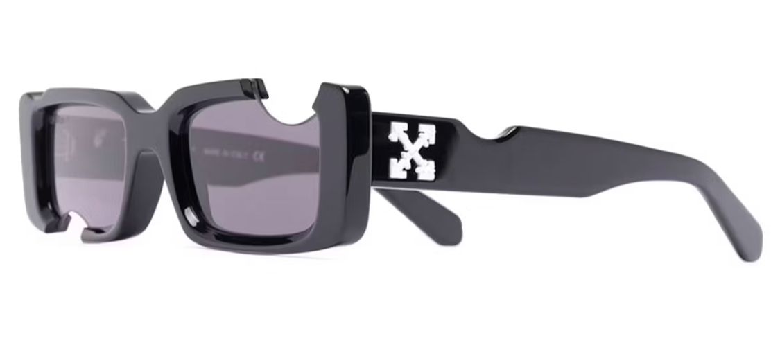 OFF WHITE CADY CUT OUT RECTANGULAR SUNGLASSES