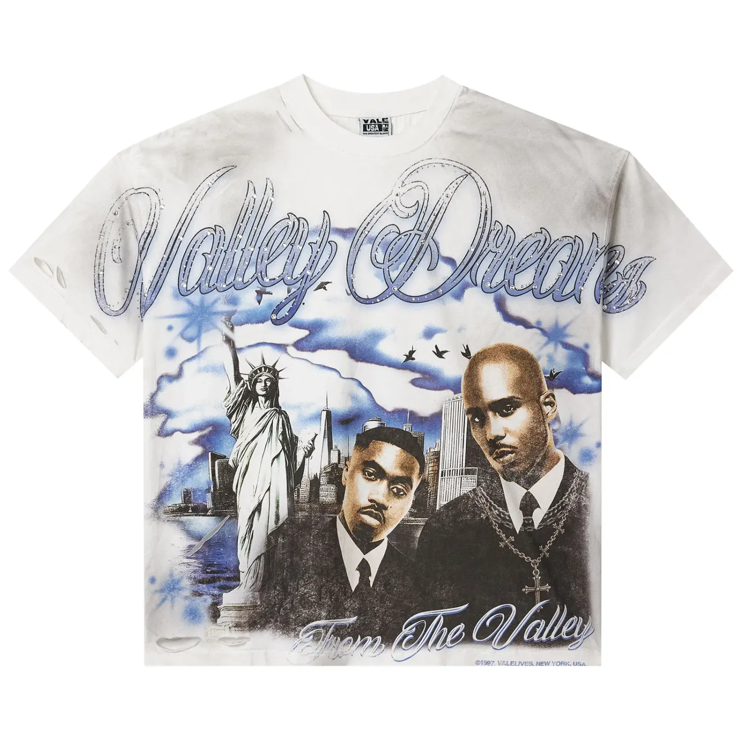 VALE GODFATHER WHITE BLING TEE