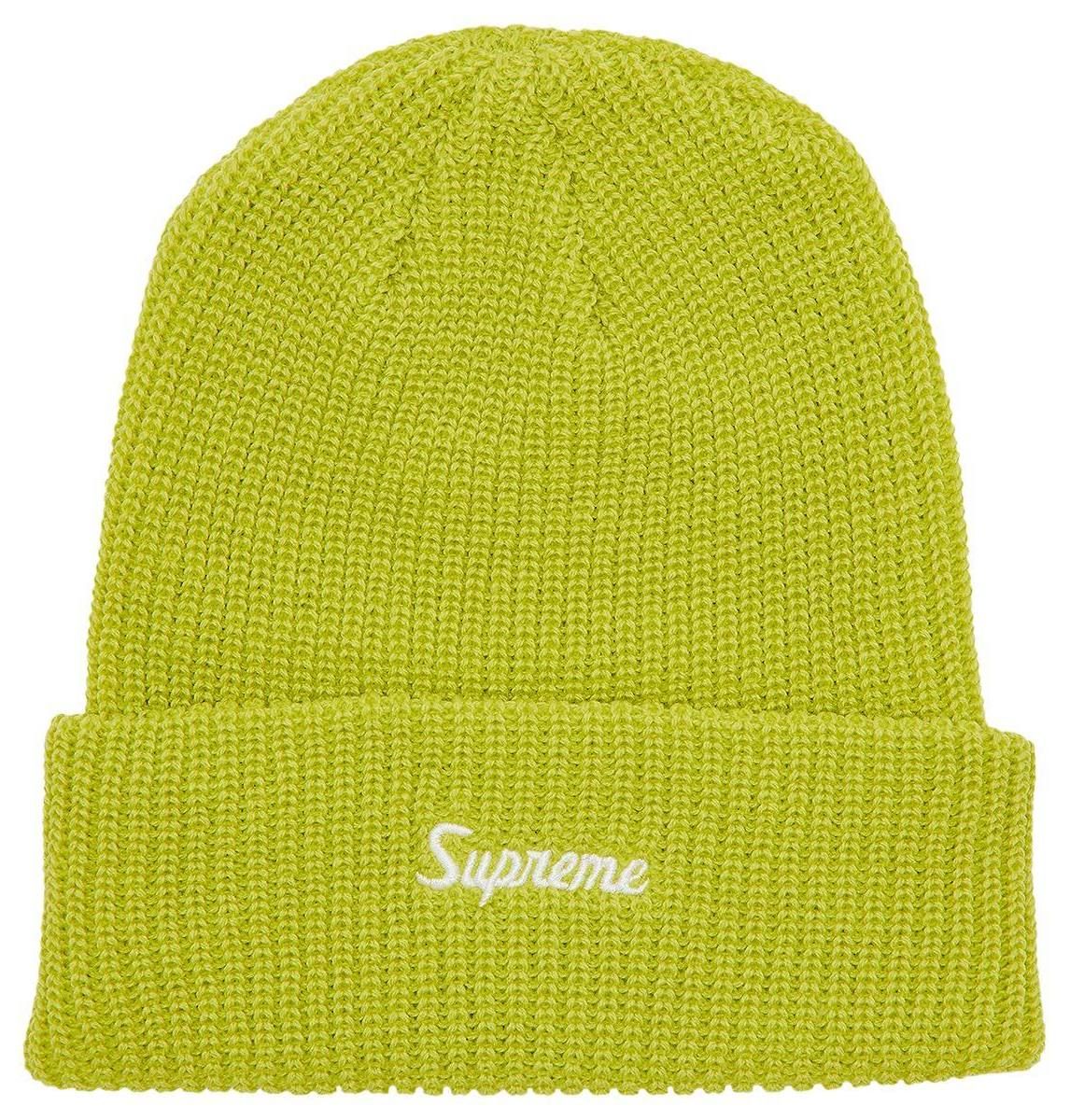 SUPREME LOOSE GAUGE BEANIE LIGHT GREEN