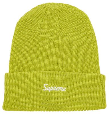 SUPREME LOOSE GAUGE BEANIE LIGHT GREEN