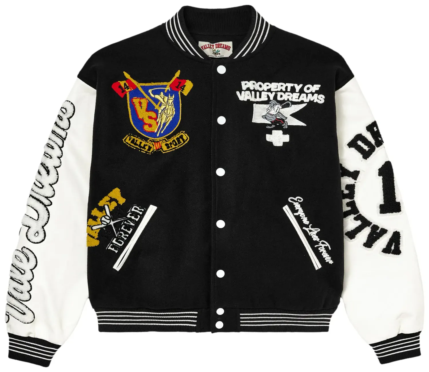 VALE BLACK ALUMNI VARSITY JACKET