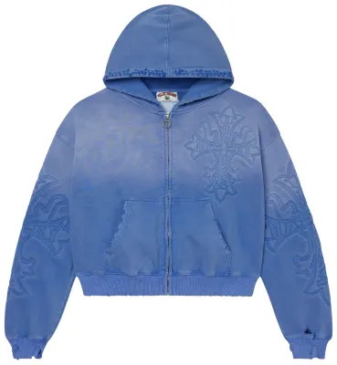 VALE CARVER ICE BLUE ZIP UP