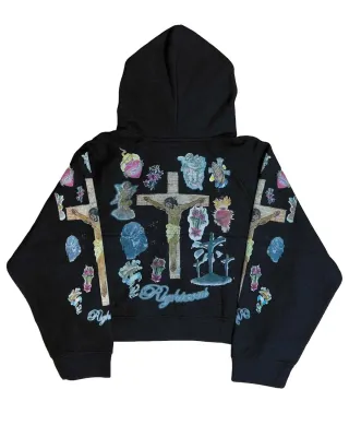 RIGHTEOUS BLACK THERMAL ZIP UP