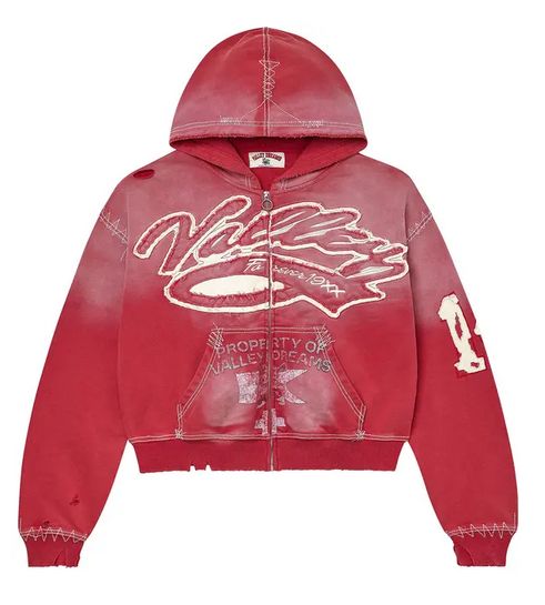 VALE RELIGION BURN RED ZIP UP