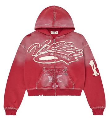 VALE RELIGION BURN RED ZIP UP