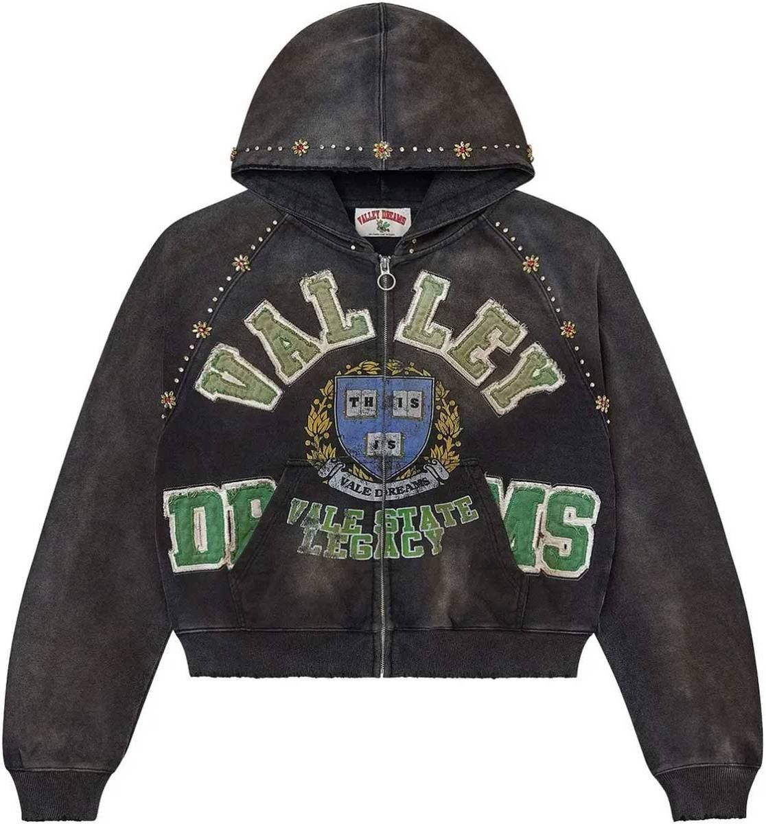 VALE BLACK GEM ZIP UP