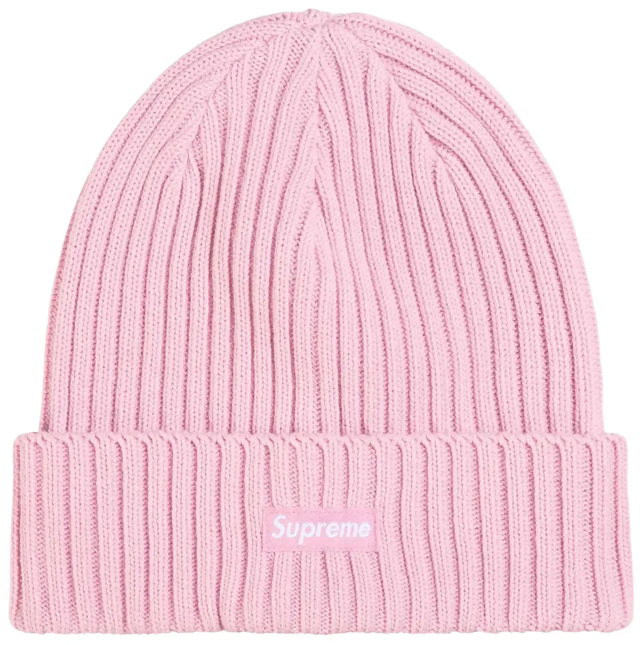 SUPREME OVERDYED BEANIE LIGHT PINK