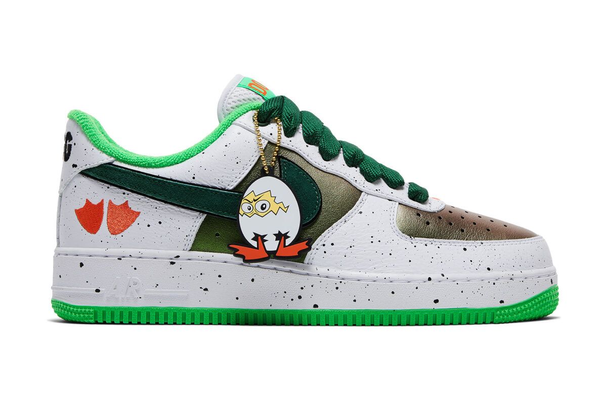 NIKE AF1 DOAF OREGON EGG OR DUCK PE WHITE/BLACK