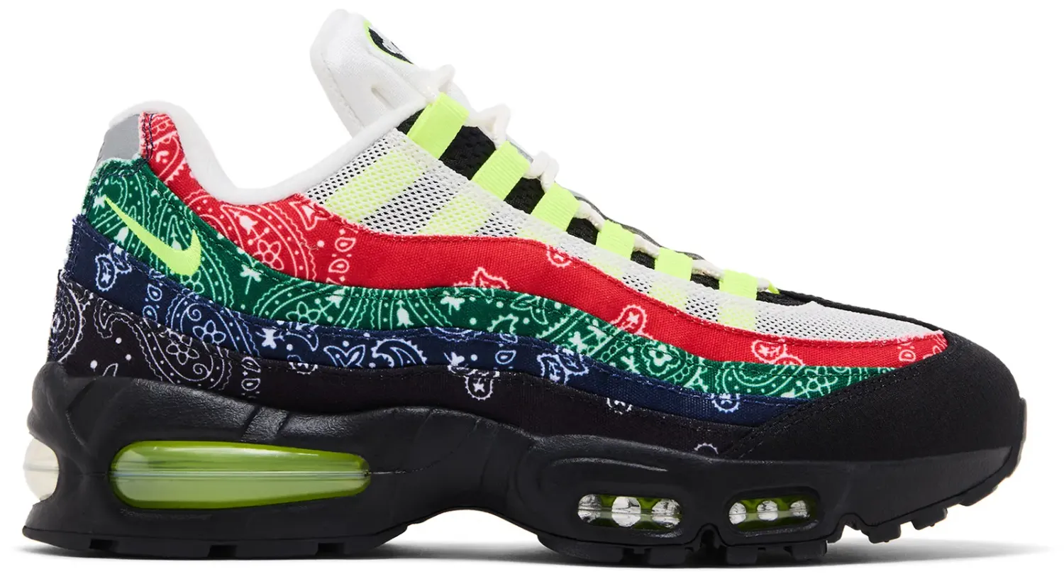NIKE AIR MAX 95 NEON PAISLEY BANDANA