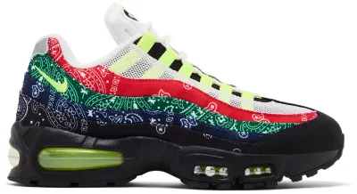NIKE AIR MAX 95 NEON PAISLEY BANDANA