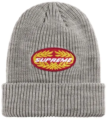 SUPREME TERMINAL GREY BEANIE