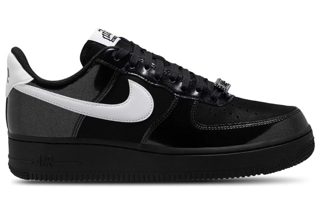 NIKE AF1 GLAM ROCK BLACK WHITE
