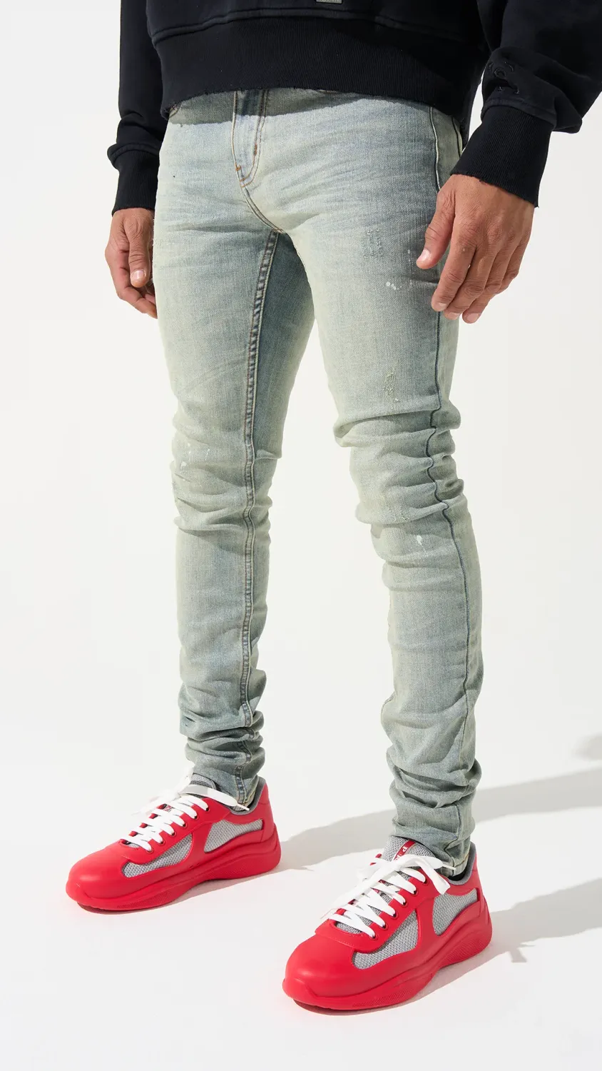 SERENEDE AURA JEANS VINTAGE PAINT WASH