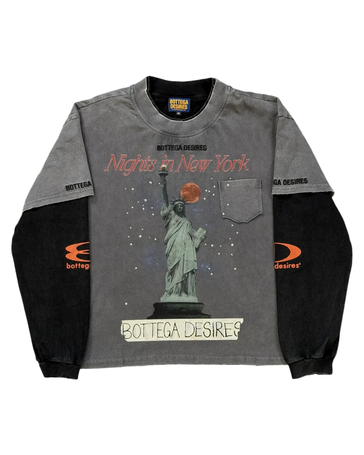 BOTTEGA DESIRES NIGHTS IN NY LAYERED LONG SLEEVE