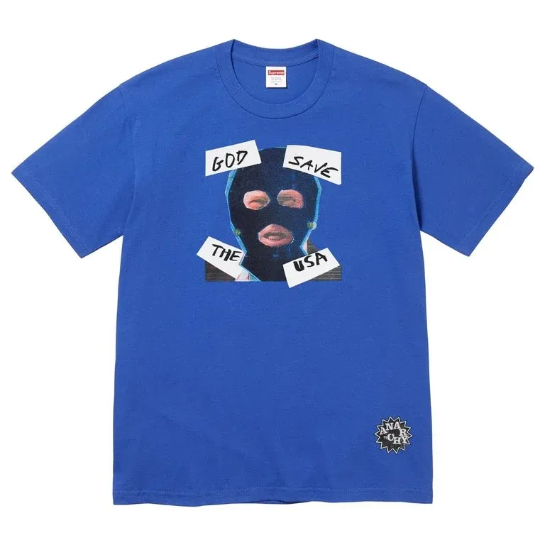 SUPREME GOD SAVES US ROYAL BLUE