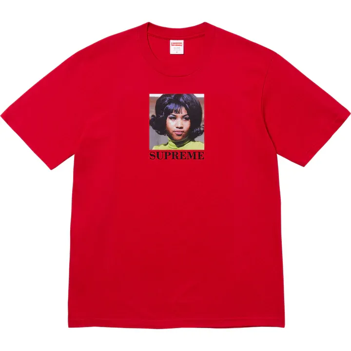 SUPREME ARETHA TEE RED