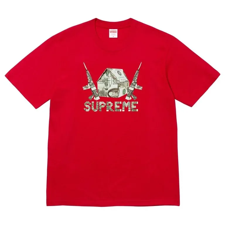 SUPREME ORIGAMI TEE RED