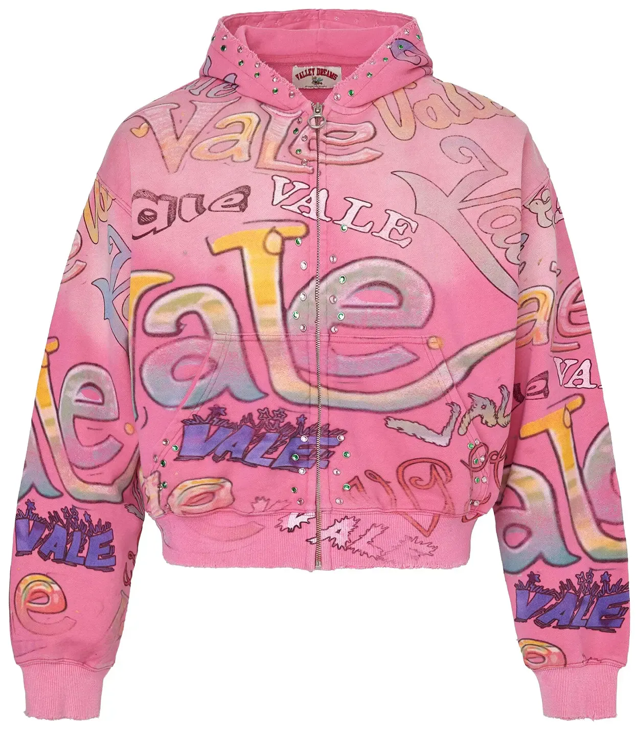 VALE BUBBLE GUM ZIP UP