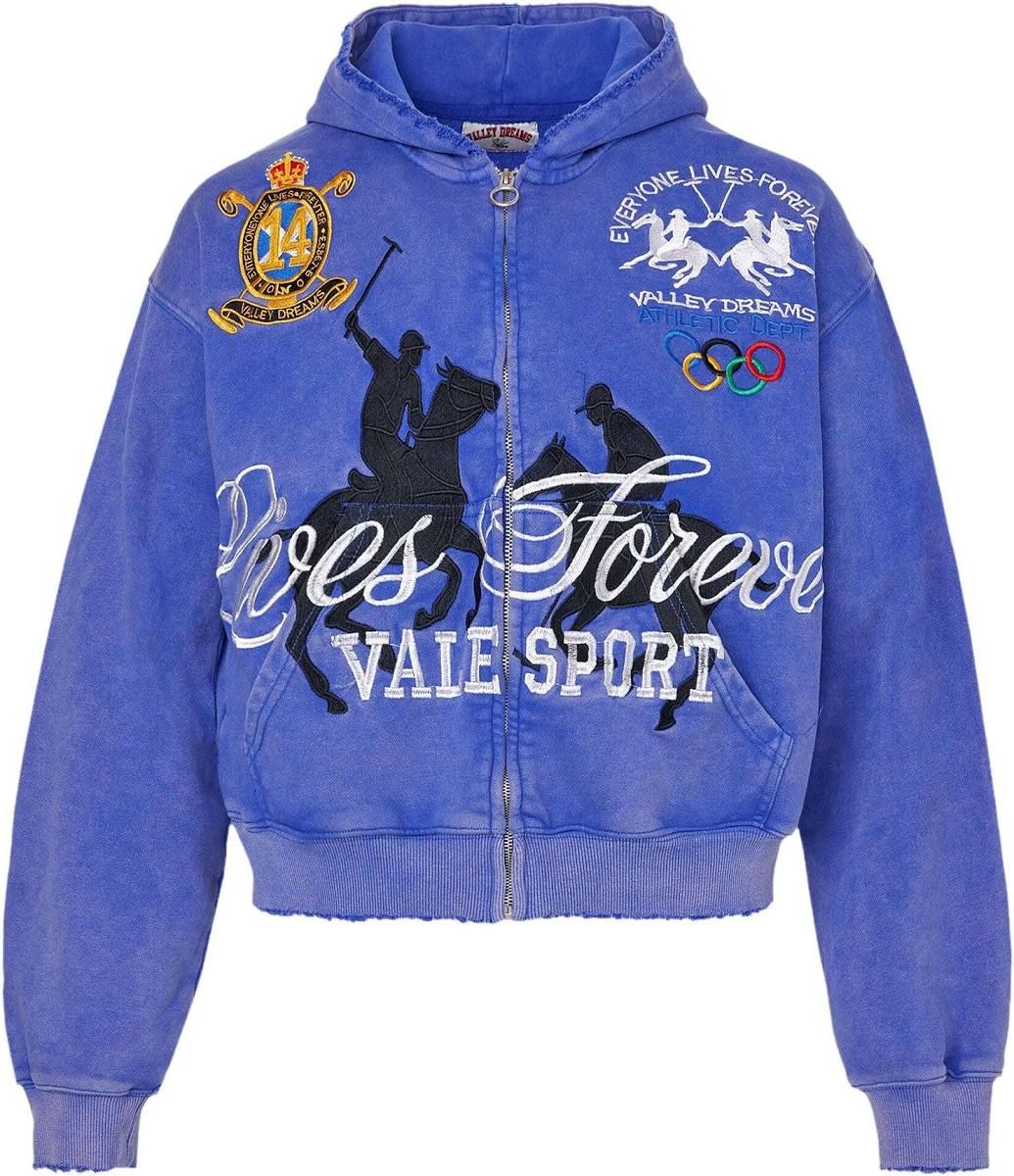 VALE SCHWAB ZIP UP BLUE