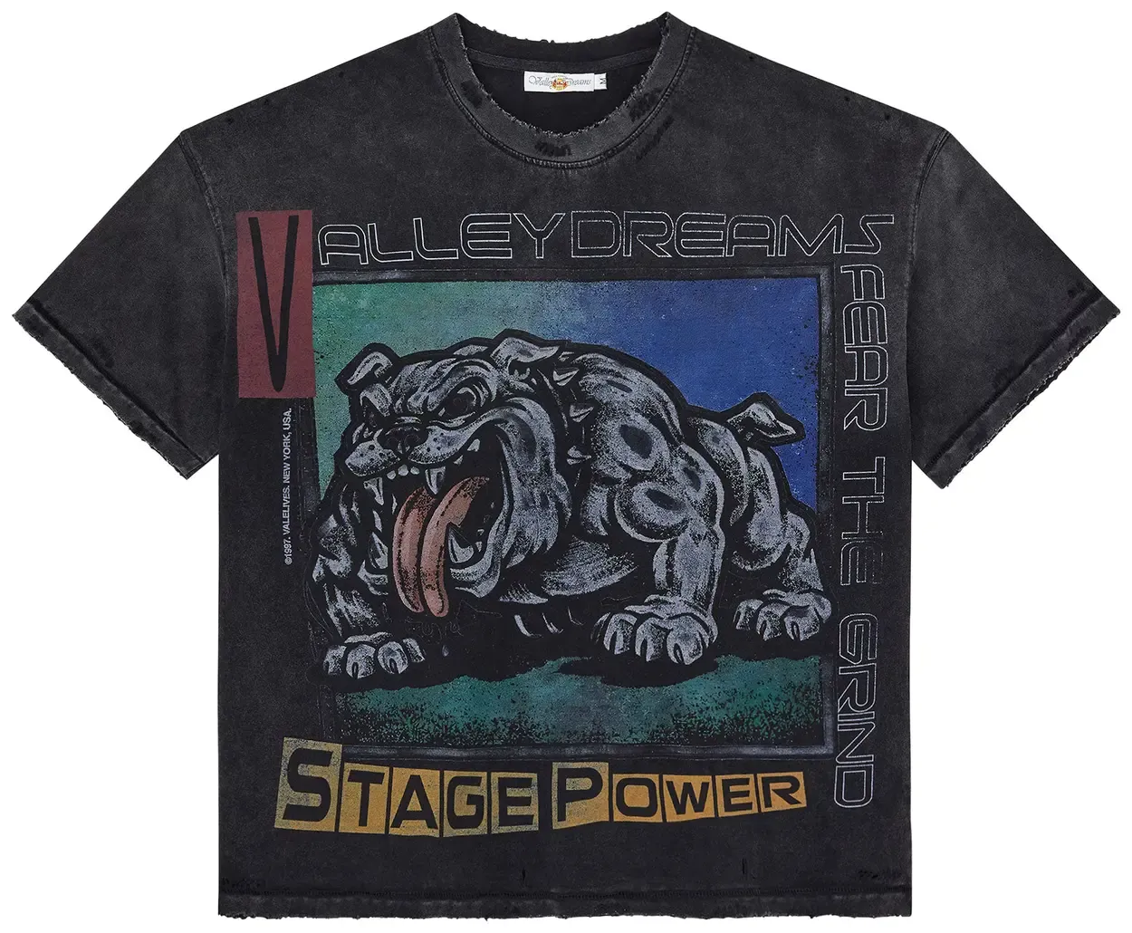 VALE BIG STAGE TEE BLACK
