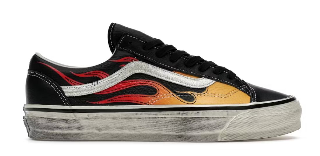 VANS LX OLD SKOOL 36 ARCHIVE FLAME BLACK