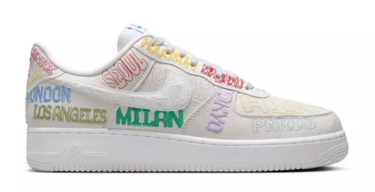NIKE AF1 LOW CITY PACK WHITE