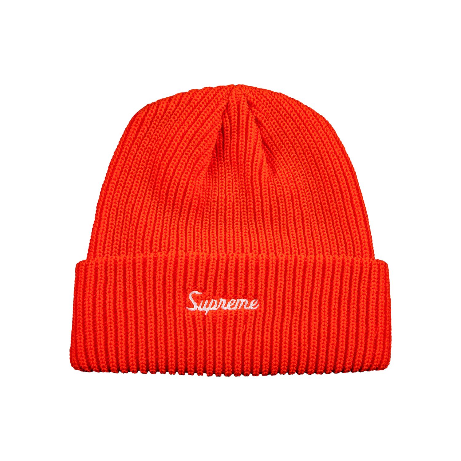 SUPREME BRIGHT ORANGE LOOSE GAUGE BEANIE