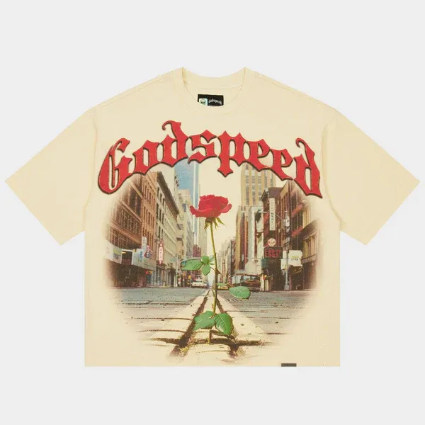 GODSPEED CONCRETE ROSE TEE CREAM